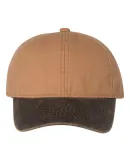 Outdoor Cap HPK100 Weathered Canvas Crown with Con in Duk brown/ brown