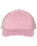 Outdoor Cap PNY100M Ponytail Mesh-Back Cap in Coral/ tea