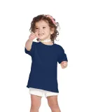 65200 Delta Apparel Toddler Short Sleeve 5.5 oz. T in True navy