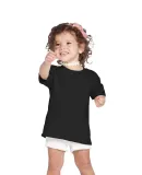 65200 Delta Apparel Toddler Short Sleeve 5.5 oz. T in Black