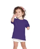 65200 Delta Apparel Toddler Short Sleeve 5.5 oz. T in Purple