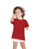 65200 Delta Apparel Toddler Short Sleeve 5.5 oz. T in New red