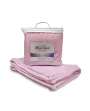 Alpine Fleece 8722 Mink Touch Luxury Baby Blanket in Baby pink