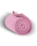 Alpine Fleece 8700 Fleece Throw Blanket in Pink