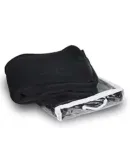Alpine Fleece 8707 Micro Coral Fleece Blanket in Black