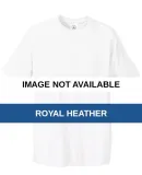 11600 Delta Apparel Adult Short Sleeve 4.3 oz. Fit Royal Heather