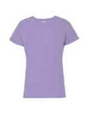 Delta Apparel 1300 Girls Semi-Sheer Cap Sleeve 3.3 in Lavender