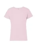 Delta Apparel 1300 Girls Semi-Sheer Cap Sleeve 3.3 in Soft pink