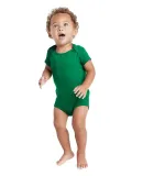 Delta Apparel 9500 Infants 5.8 oz. Rib Snap Tee in Kelly