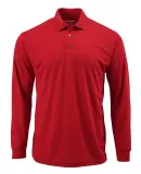 Paragon 110 Prescott Long Sleeve Polo in Red