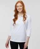 Paragon 120 Women's Lady Palm Three-Quarter Sleeve in White