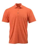 Paragon 130 Dakota Striated Heather Polo in Tangerine heather