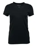 Paragon 203 Women's Vera V-Neck T-Shirt in Black
