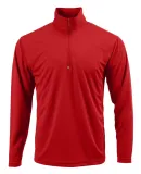 Paragon 350 Malibu Performance Quarter-Zip Pullove in Deep red