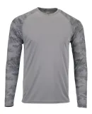 Paragon 216 Cayman Performance Camo Colorblocked L in Medium grey