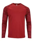 Paragon 216 Cayman Performance Camo Colorblocked L in Red