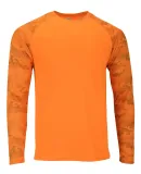 Paragon 216 Cayman Performance Camo Colorblocked L in Neon orange