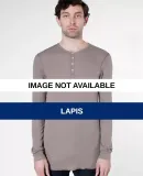 T457 American Apparel Unisex Baby Thermal Henley Lapis