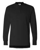 J. America - Vintage Brushed Jersey Henley - 8244 Black