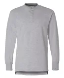 J. America - Vintage Brushed Jersey Henley - 8244 Oxford