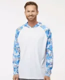 Paragon 240 Tortuga Extreme Performance Hooded T-S in White/ blue mist camo
