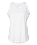 LA T 3592 Ladies' Relaxed Tank in White