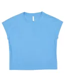 LA T 3502 Ladies' Relaxed Vintage Wash T-Shirt in Wshed tradewind