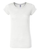 Bella + Canvas 8601 Ladies' Burnout Short-Sleeve T in White