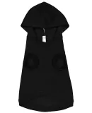 Doggie Skins 3926 Three-End Fleece Pet Hoodie in Black