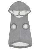 Doggie Skins 3926 Three-End Fleece Pet Hoodie in Granite heather