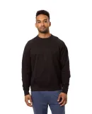 econscious EC5200 Unisex Motion Crewneck Sweatshir in Black