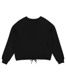 LA T 3528 Ladies' Boxy Fleece Sweatshirt in Black