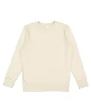 LA T 6935 Adult Vintage Wash Fleece Sweatshirt in Washed natural