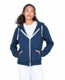 US Blanks US4422 Unisex Made in USA Full-Zip Hoode in Navy blue