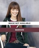 Blue 84 - Junior's Burnout Full-Zip Hooded Sweatsh Maroon