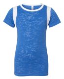 Blue 84 - Juniors' Burnout Football Tee - JBIT Royal/ White