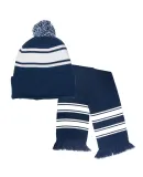 Promo Goods  AP902 Knit Stripe Comfy Combo in Navy blue