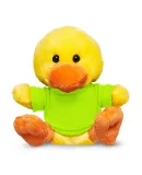 Promo Goods  TY6037 7 Plush Duck With T-Shirt in Lime green