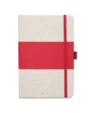 Promo Goods  NB204 Soft Cover Pu And Heathered Fab in Red