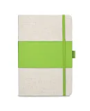 Promo Goods  NB204 Soft Cover Pu And Heathered Fab in Lime green
