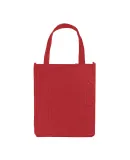 Promo Goods  BG125 Atlas Non-Woven Grocery Tote in Red