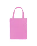 Promo Goods  BG125 Atlas Non-Woven Grocery Tote in Pink