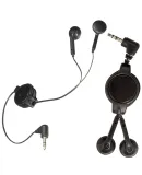 Promo Goods  PL-3534 Easy-Retract Earbuds in Black