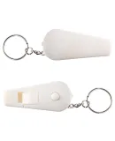 Promo Goods  PL-0880 Light 'N Whistle Key Tag in White