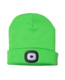 Promo Goods  JL-4148 Led Beanie in Safety green