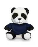 Promo Goods  TY6034 7 Plush Panda With T-Shirt in Navy blue