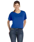 Bella+Canvas 8881 Womens Crop Flowy Boxy Tee in True royal