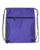Promo Goods  BG306 Mesh Drawstring Backpack in Purple