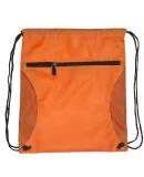 Promo Goods  BG306 Mesh Drawstring Backpack in Orange