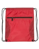 Promo Goods  BG306 Mesh Drawstring Backpack in Red
